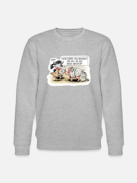 Eierlegende Wollmilchsau - Stanley/Stella Unisex Bio-Sweatshirt CHANGER - Grau meliert