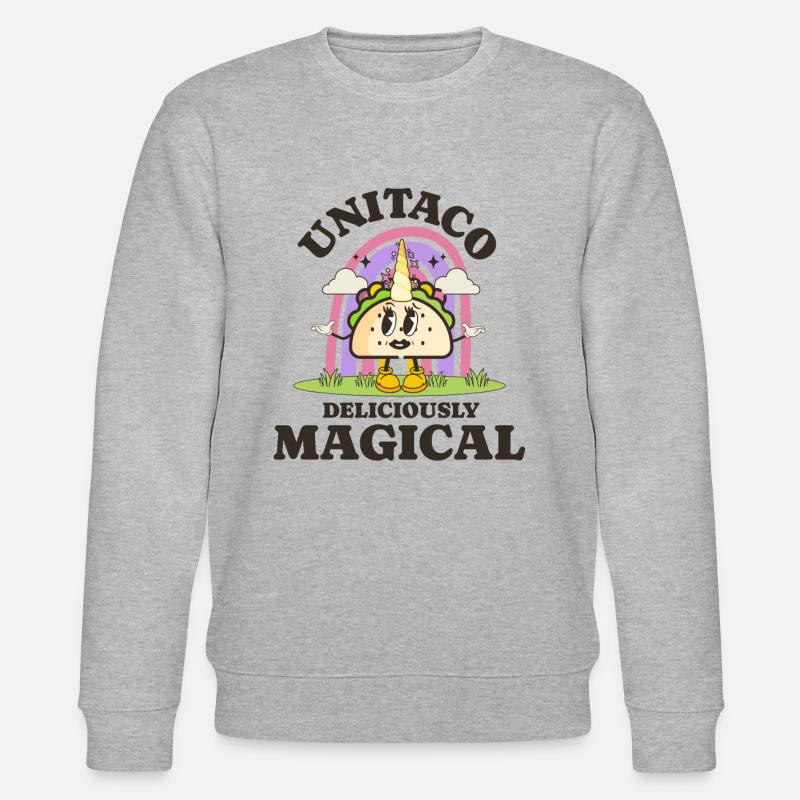 Taco - Stanley/Stella Unisex Bio-Sweatshirt CHANGER  - Grau meliert