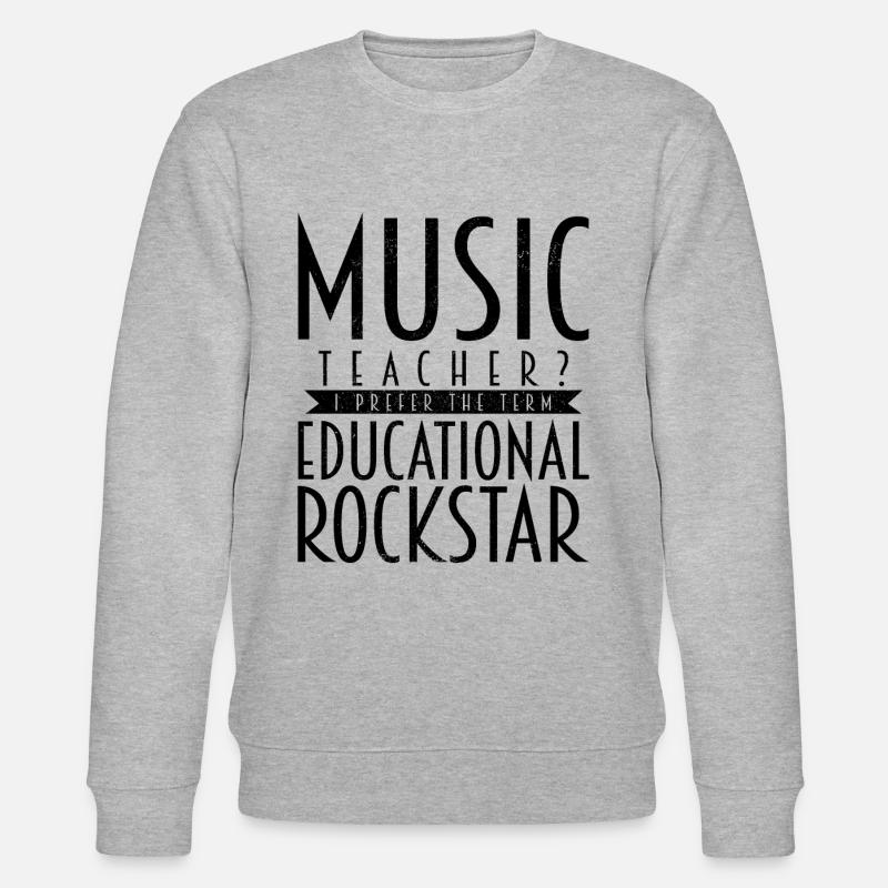 professeur de musique - Sweat bio CHANGER Stanley/Stella Unisexe - gris chiné