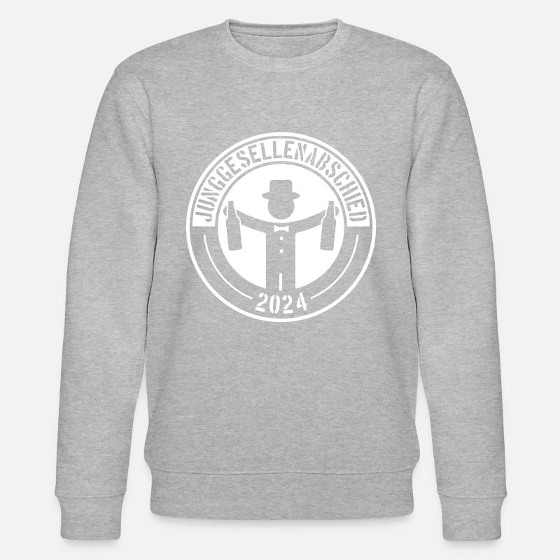 Junggesellenabschied 2024 - Stanley/Stella Unisex Bio-Sweatshirt CHANGER  - Grau meliert