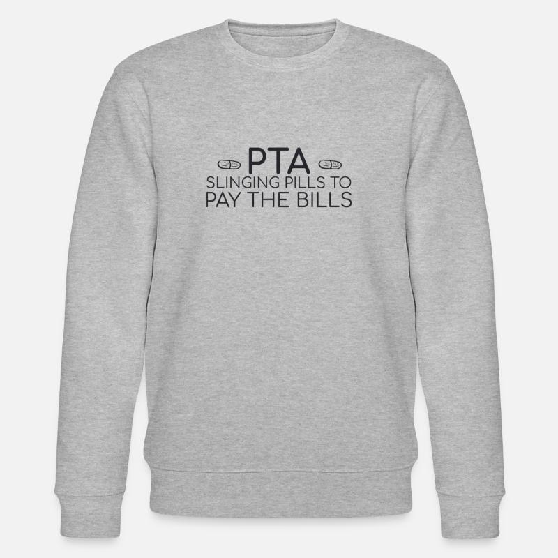 "PTA Pills | Apotheke" - Stanley/Stella Unisex Bio-Sweatshirt CHANGER  - Grau meliert
