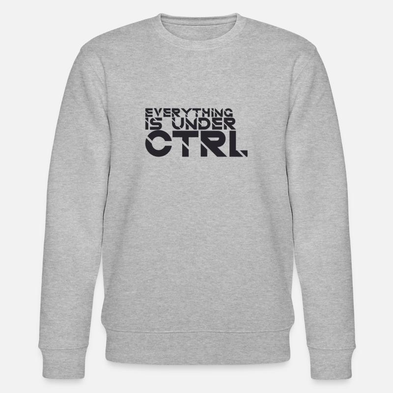 "Everything Ctrl | Informatik" - Stanley/Stella Unisex Bio-Sweatshirt CHANGER  - Grau meliert