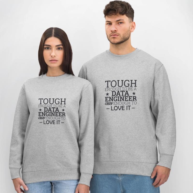 "Data Engineer Crazy | Data Scientist" Stanley/Stella Unisex Bio-Sweatshirt CHANGER 