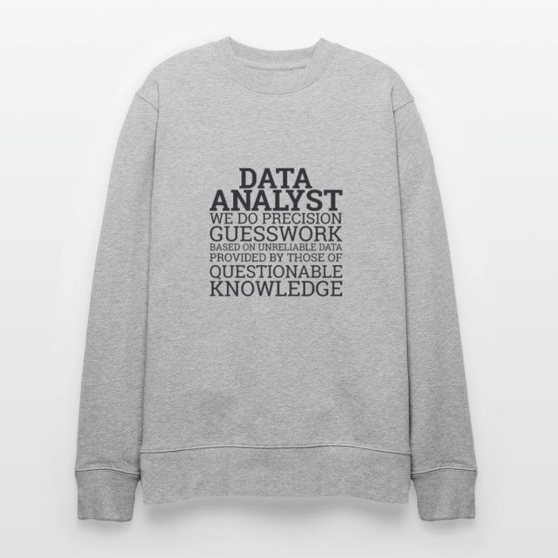 "Data Analyst Guesswork | Data Scientist" Stanley/Stella CHANGER Unisex Organic Sweatshirt