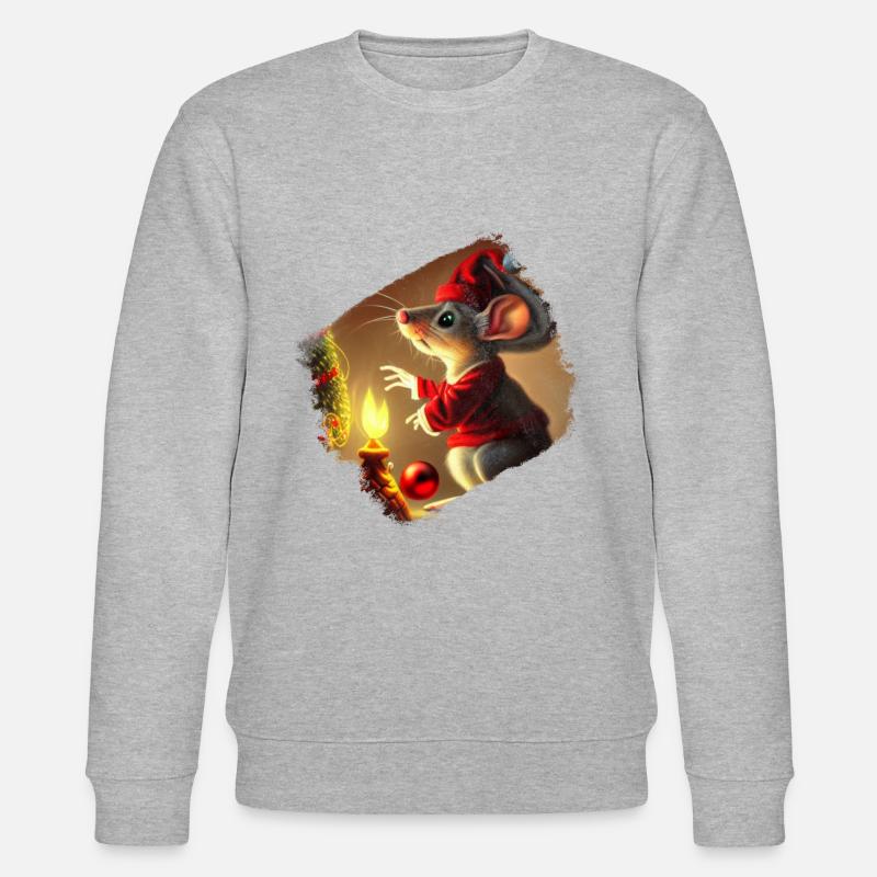 Weihnachtsgeschenk - Stanley/Stella Unisex Bio-Sweatshirt CHANGER  - Grau meliert