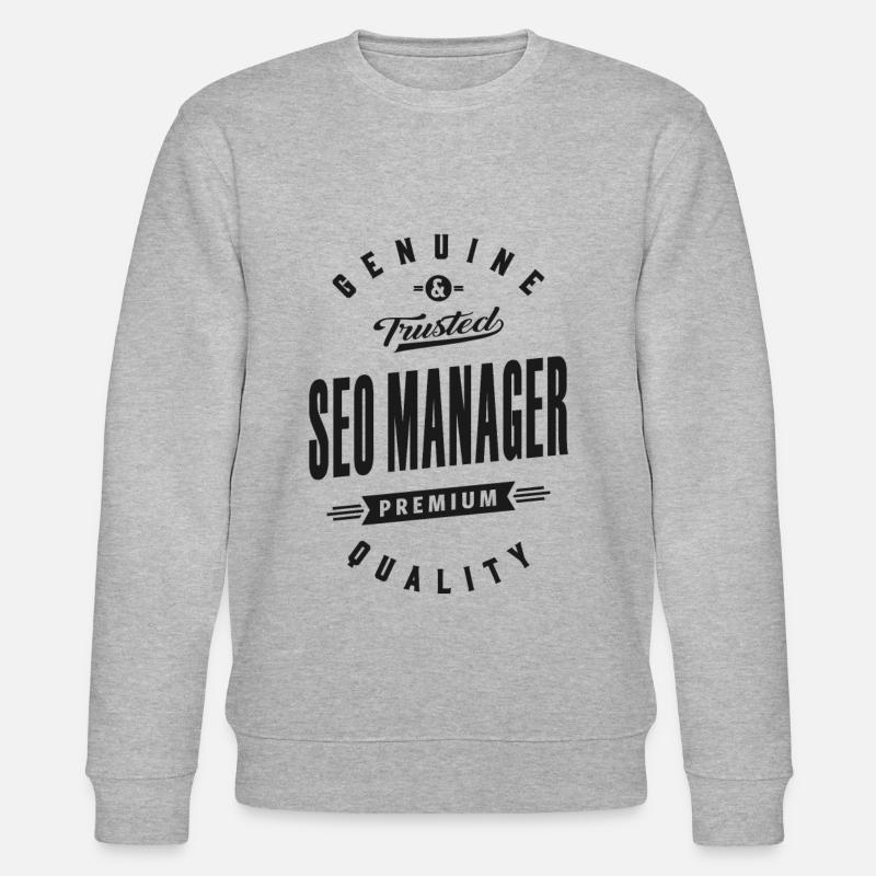 SEO Manager - Stanley/Stella Unisex Bio-Sweatshirt CHANGER  - Grau meliert