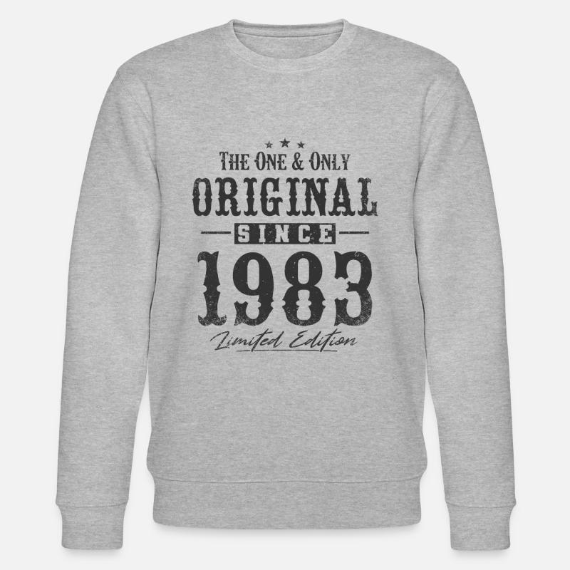 Original seit 1983 - Stanley/Stella Unisex Bio-Sweatshirt CHANGER  - Grau meliert