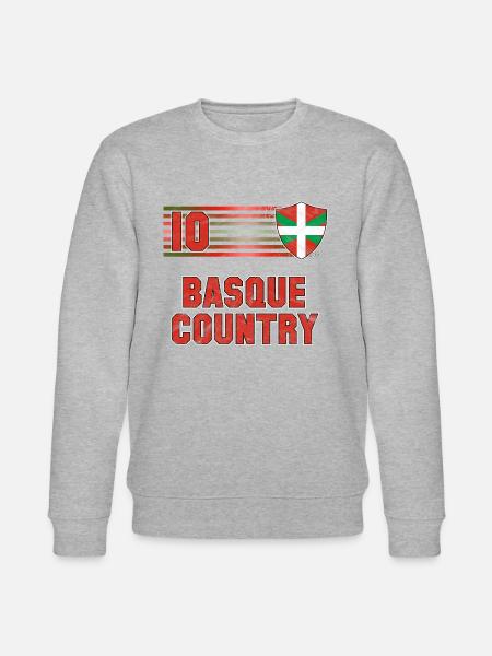 Baskenland Fußball Mannschaft - Stanley/Stella Unisex Bio-Sweatshirt CHANGER - Grau meliert