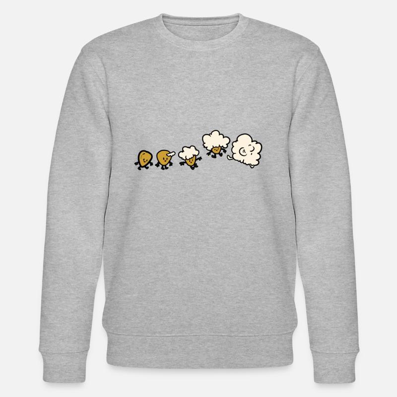Popcorn Evolution - Stanley/Stella CHANGER Unisex Organic Sweatshirt - heather grey