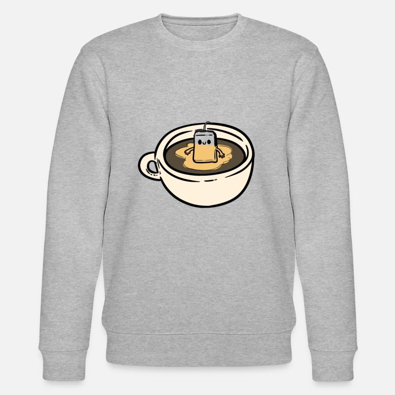 It's a Tea - Stanley/Stella Unisex Bio-Sweatshirt CHANGER  - Grau meliert