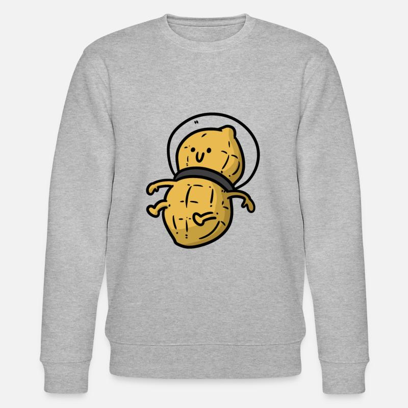 Arachide astronaute arachide - Sweat bio CHANGER Stanley/Stella Unisexe - gris chiné