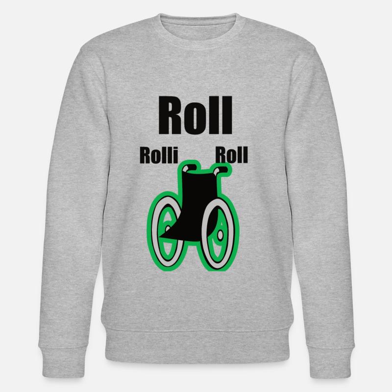 Rollstuhl - Stanley/Stella Unisex Bio-Sweatshirt CHANGER  - Grau meliert