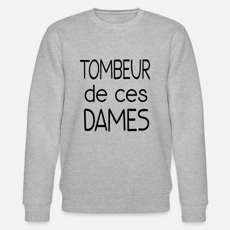 TOMBEUR DE CES DAMES - Sweat bio CHANGER Stanley/Stella Unisexe - gris chiné