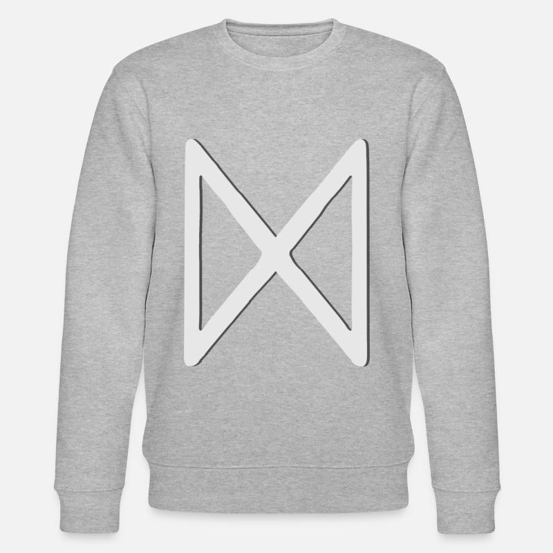 Futhark Runic Alphabet Dagaz - Stanley/Stella CHANGER Unisex Organic Sweatshirt - undefined