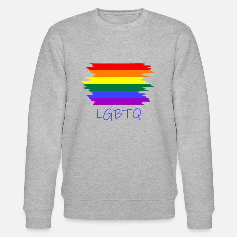 lgbtq - Stanley/Stella Unisex Bio-Sweatshirt CHANGER  - Grau meliert