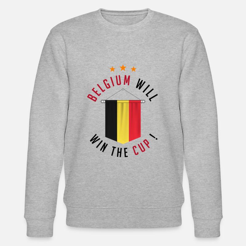 Belgium Will Win The Cup ! - Sweat bio CHANGER Stanley/Stella Unisexe - gris chiné