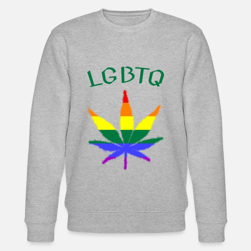 LGBTQ - Stanley/Stella Unisex Bio-Sweatshirt CHANGER  - Grau meliert