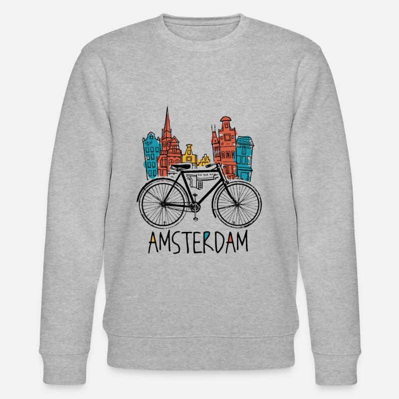 Amsterdam - Stanley/Stella Unisex Bio-Sweatshirt CHANGER - Grau meliert