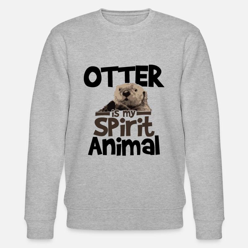 Otter - Stanley/Stella Unisex Bio-Sweatshirt CHANGER  - Grau meliert