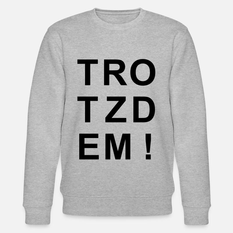 TROTZDEM - Stanley/Stella Unisex Bio-Sweatshirt CHANGER  - Grau meliert