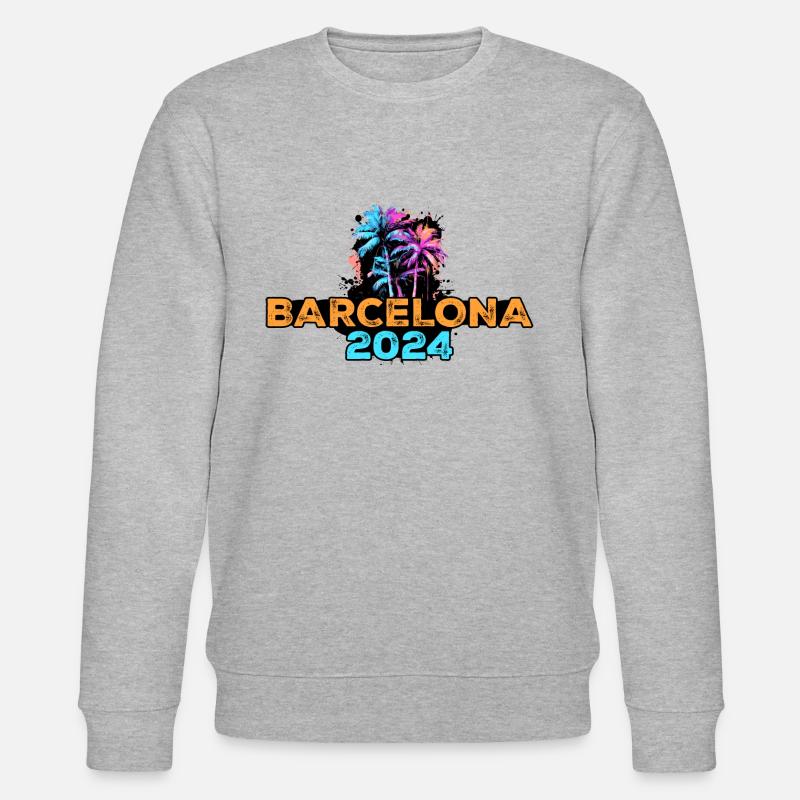 Tournée Barcelone 2024 - Sweat bio CHANGER Stanley/Stella Unisexe - gris chiné