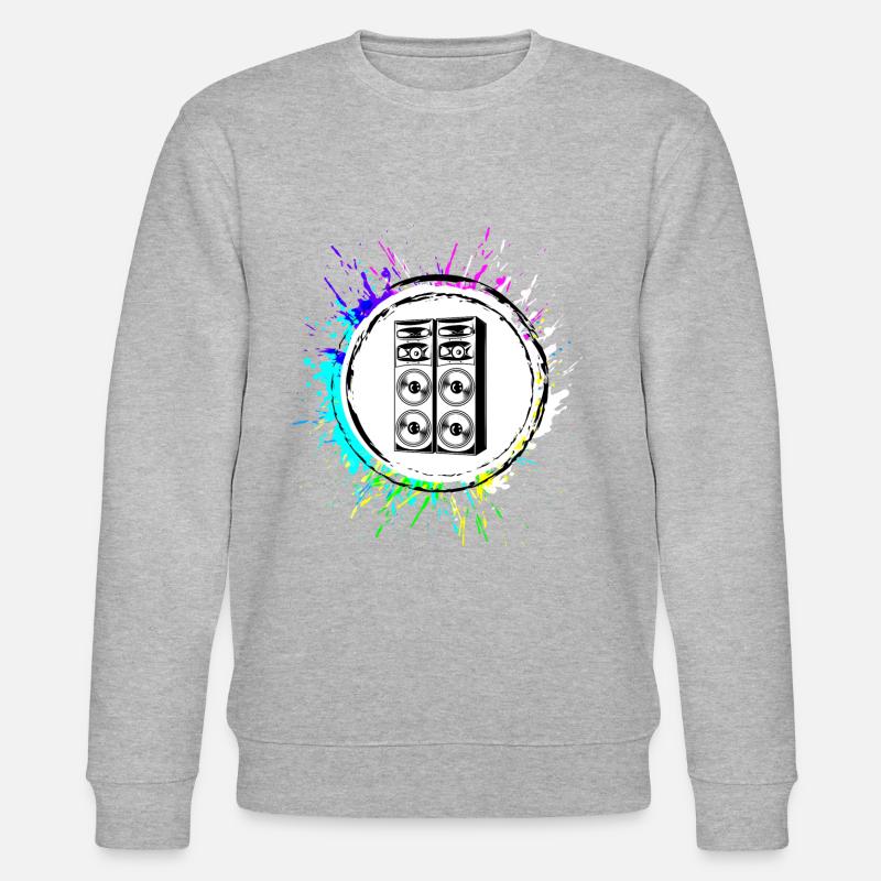 Juke-box Symbole de basse - Sweat bio CHANGER Stanley/Stella Unisexe - gris chiné