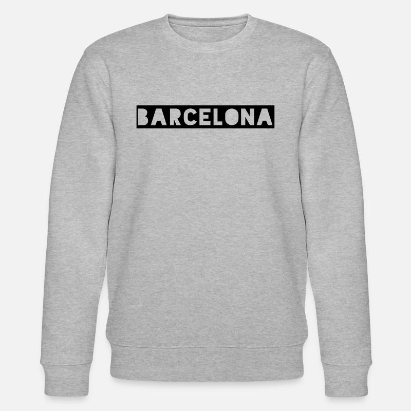 Barcelone - Sweat bio CHANGER Stanley/Stella Unisexe - gris chiné