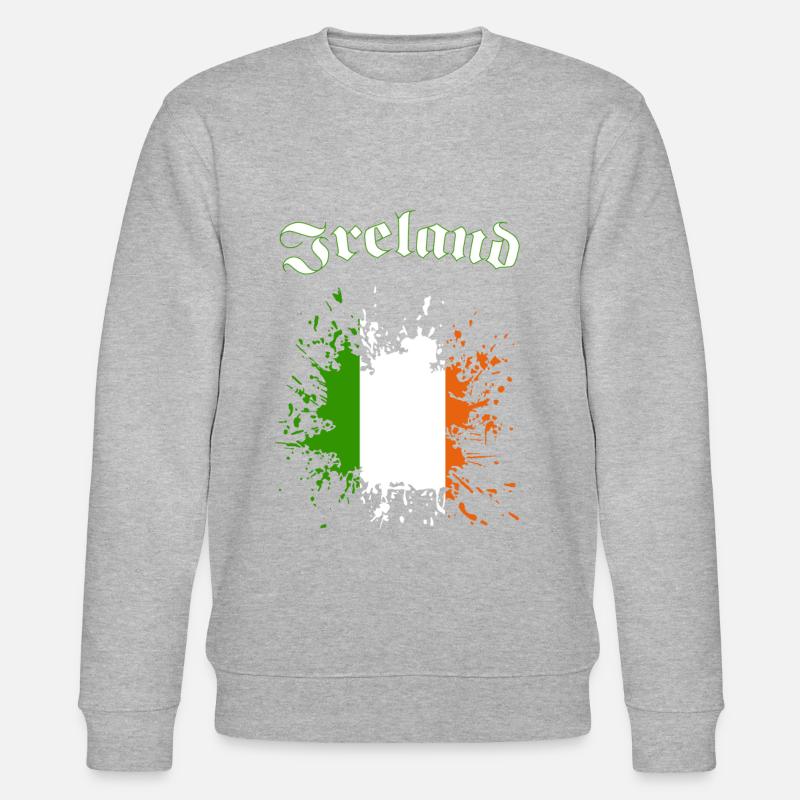 Ireland - Stanley/Stella Unisex Bio-Sweatshirt CHANGER  - Grau meliert