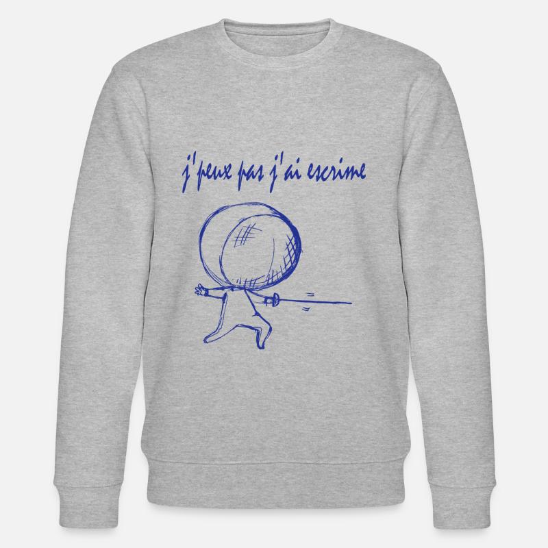 Fechten - Stanley/Stella Unisex Bio-Sweatshirt CHANGER  - Grau meliert