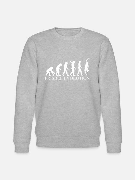 Frisbee evolution - Stanley/Stella CHANGER Unisex Organic Sweatshirt - heather grey