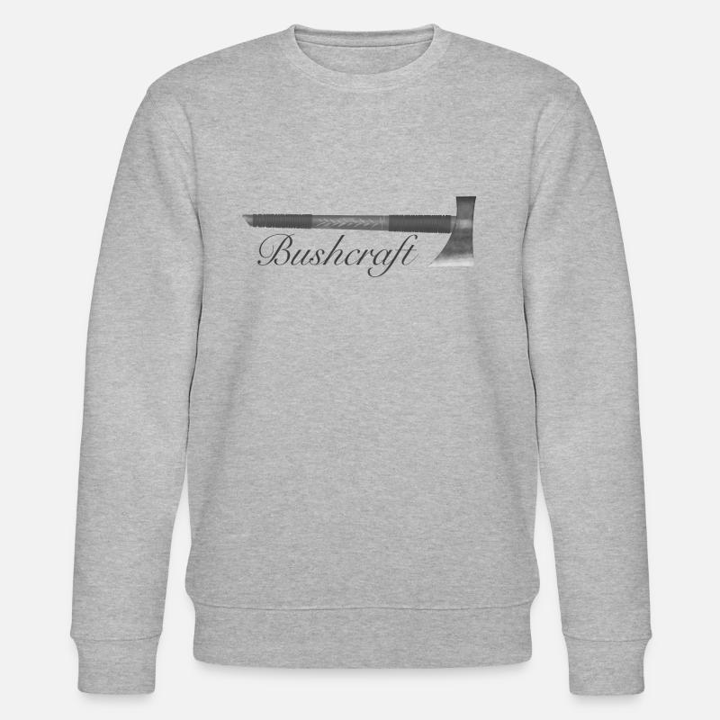 Bushcraft-Axt - Stanley/Stella Unisex Bio-Sweatshirt CHANGER  - Grau meliert