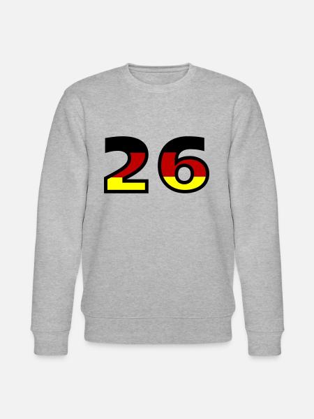26 Number Germany Jersey - Stanley/Stella CHANGER Unisex Organic Sweatshirt - heather grey