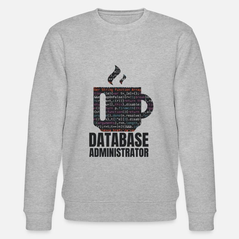 Datenbankdaten SQL Programmer Administration - Stanley/Stella Unisex Bio-Sweatshirt CHANGER  - Grau meliert