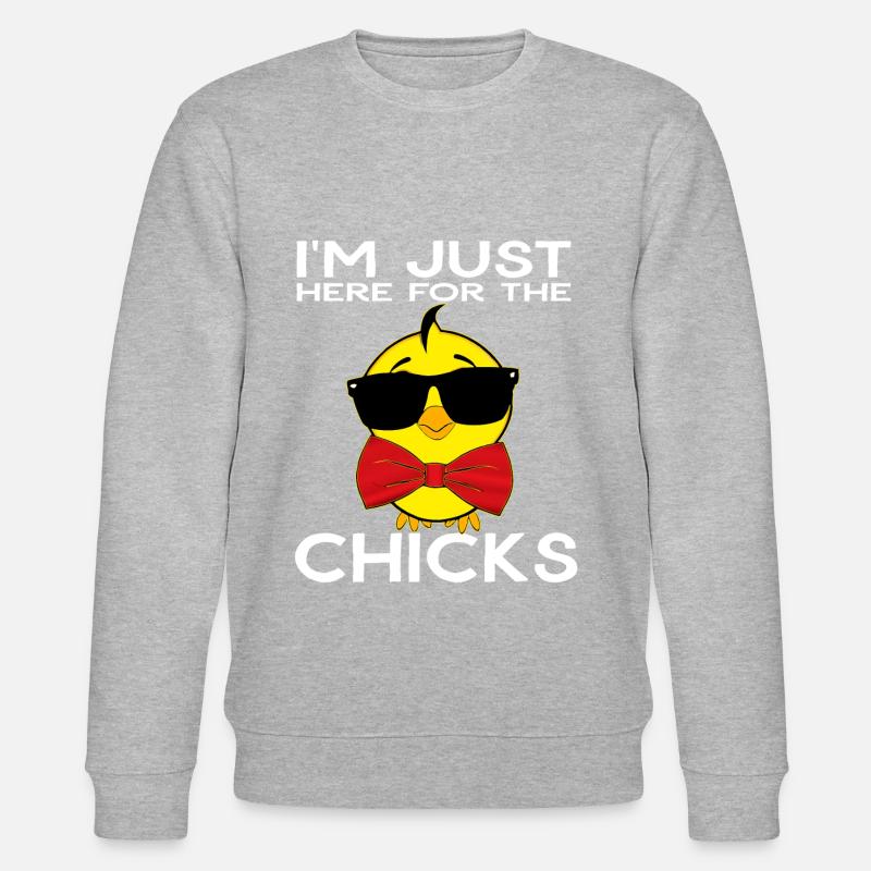 Ostern Küken Geschenkidee - Stanley/Stella Unisex Bio-Sweatshirt CHANGER  - undefined