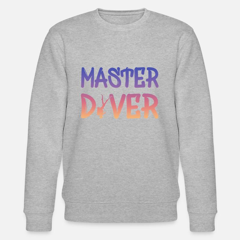 Master Diver - Stanley/Stella Unisex Bio-Sweatshirt CHANGER  - Grau meliert