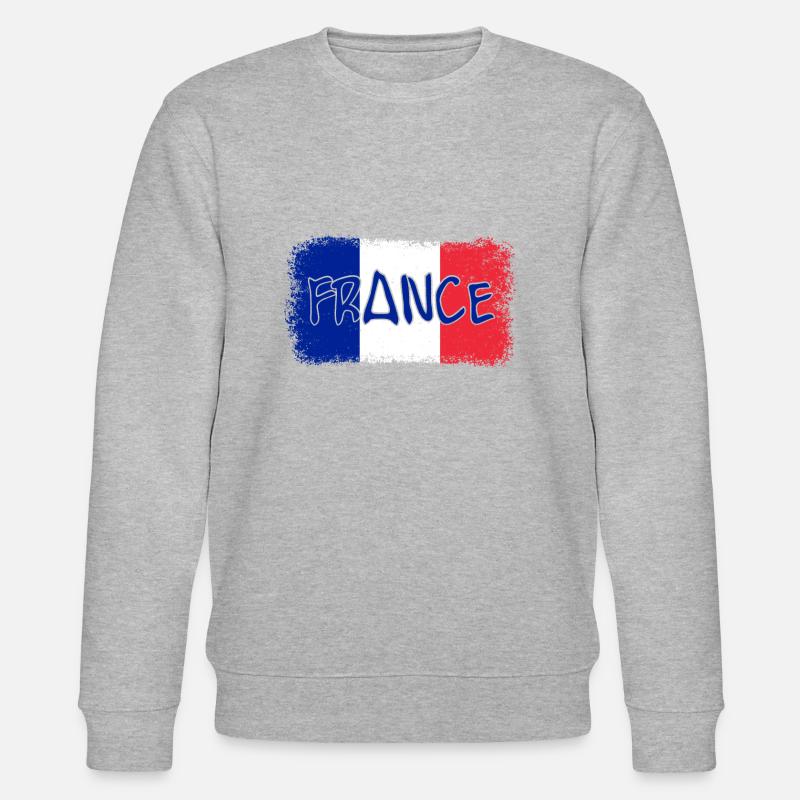 France - Stanley/Stella Unisex Bio-Sweatshirt CHANGER  - Grau meliert