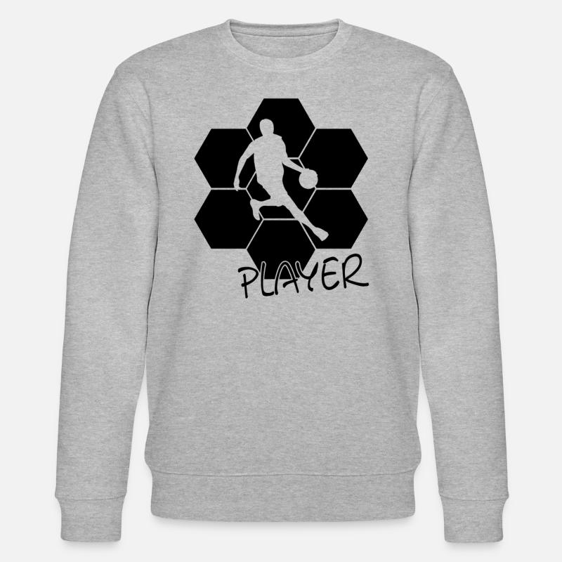 Basketball - Stanley/Stella Unisex Bio-Sweatshirt CHANGER  - Grau meliert
