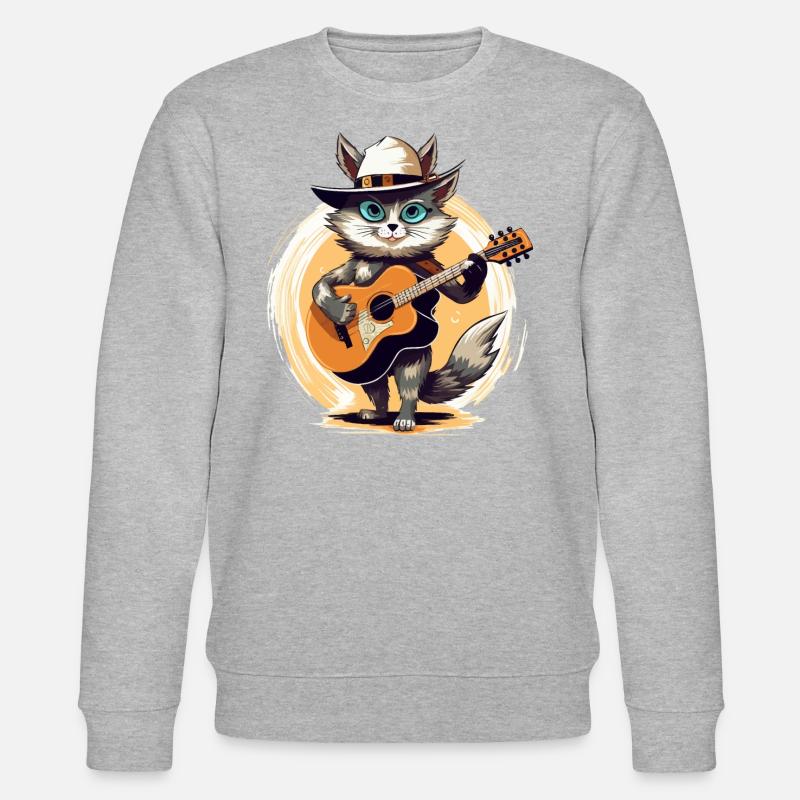 Musiker Foxtrot - Stanley/Stella Unisex Bio-Sweatshirt CHANGER  - Grau meliert