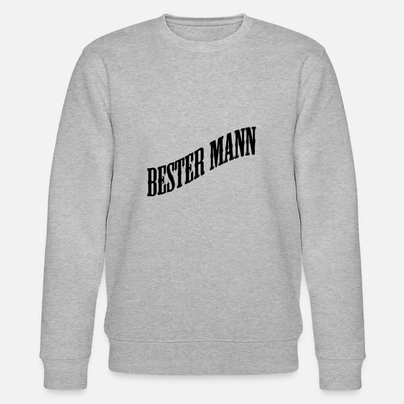 Bester Mann - Stanley/Stella Unisex Bio-Sweatshirt CHANGER  - Grau meliert
