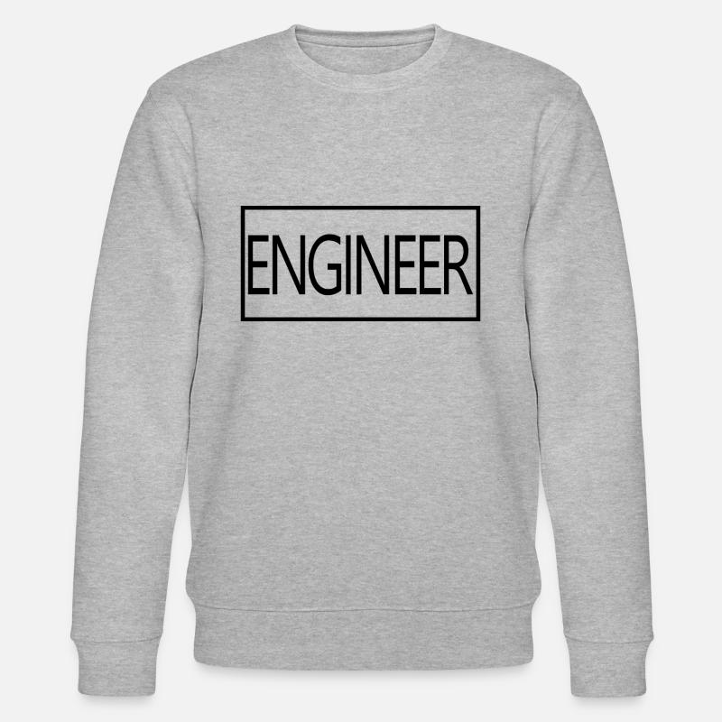 Engineer Proud Graduated Engineering Student - Stanley/Stella CHANGER Unisex Organic Sweatshirt - heather grey