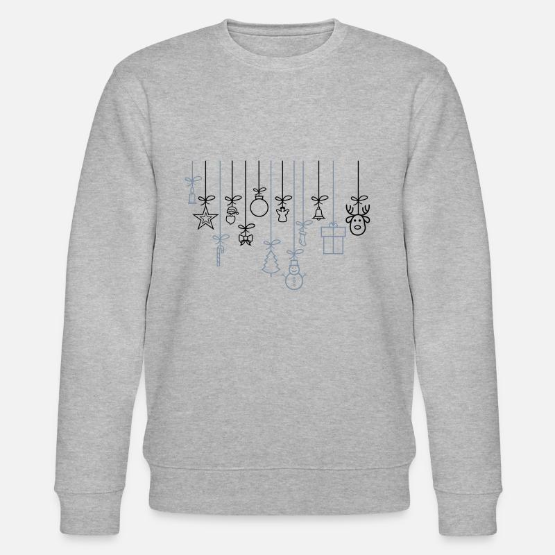 WEIHNACHTEN - Stanley/Stella Unisex Bio-Sweatshirt CHANGER  - Grau meliert
