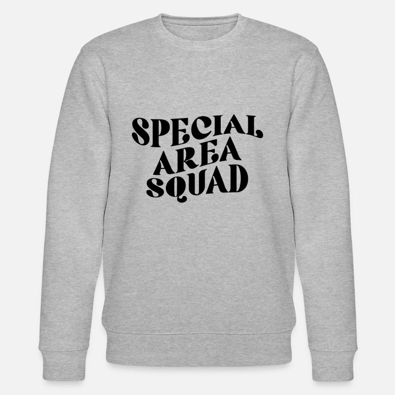 Special Area Squad 7 - Stanley/Stella CHANGER Unisex Organic Sweatshirt - heather grey