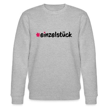 Einzelstück - Stanley/Stella Unisex Bio-Sweatshirt CHANGER  - Grau meliert - Vorne - Nik (191cm) & Marisol (170cm)
