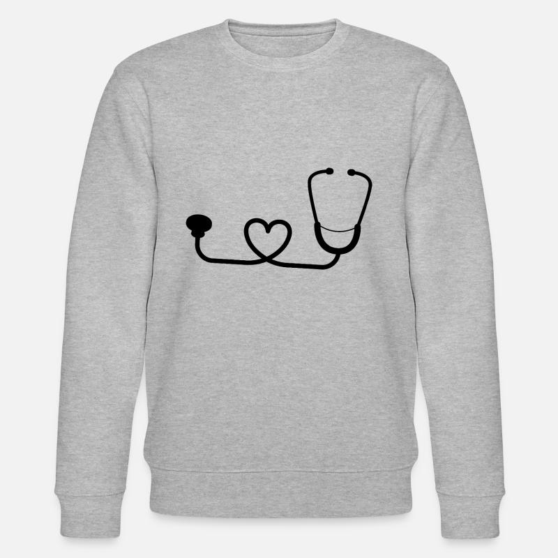 médecin médecin infirmier - Sweat bio CHANGER Stanley/Stella Unisexe - gris chiné