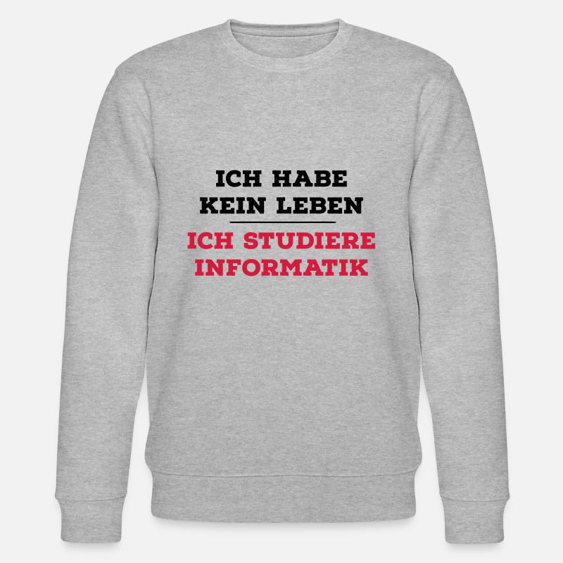 Informatiker - Stanley/Stella Unisex Bio-Sweatshirt CHANGER  - Grau meliert