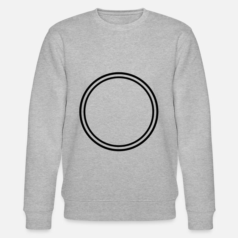 Kreis symbol - Stanley/Stella Unisex Bio-Sweatshirt CHANGER  - Grau meliert