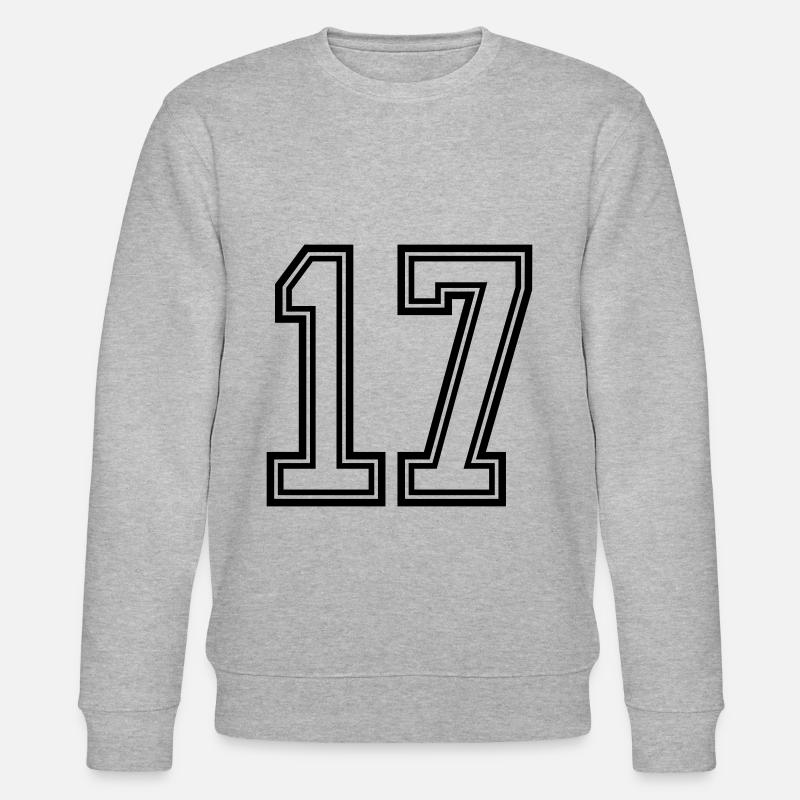 17 Symbole numérique - Sweat bio CHANGER Stanley/Stella Unisexe - gris chiné
