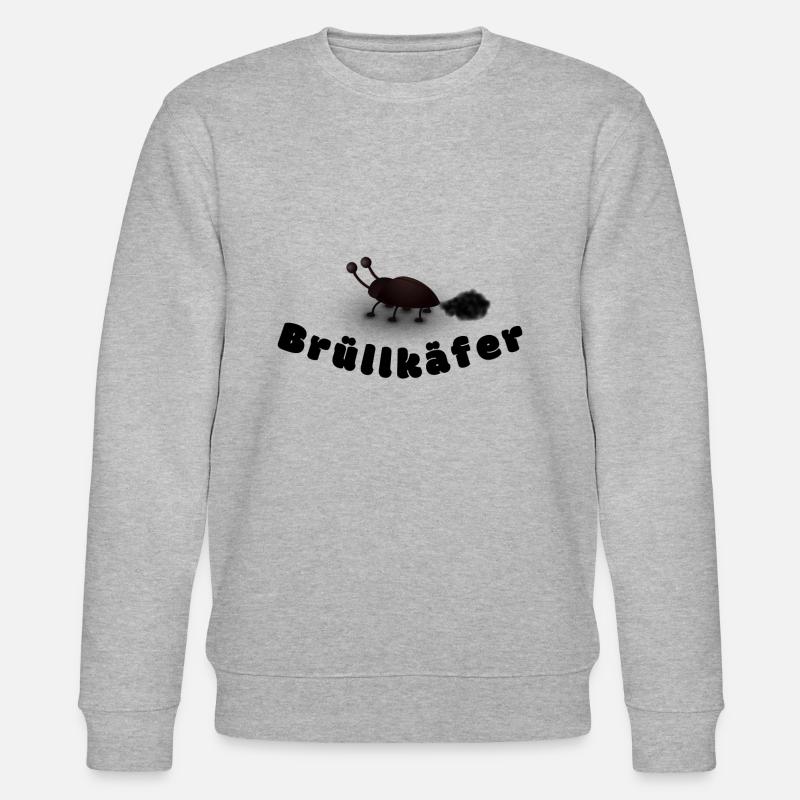 Brüllkäfer - Stanley/Stella Unisex Bio-Sweatshirt CHANGER  - Grau meliert