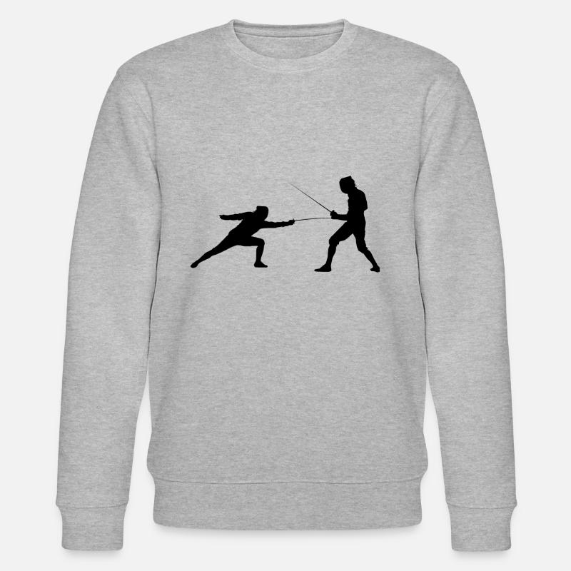 Fechten - Stanley/Stella Unisex Bio-Sweatshirt CHANGER  - Grau meliert