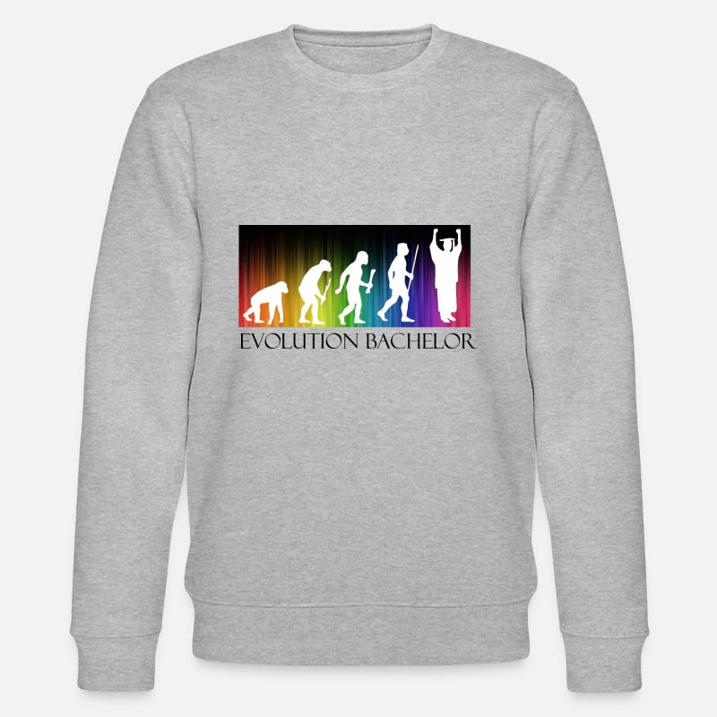 Evolution Bachelor - Stanley/Stella Unisex Bio-Sweatshirt CHANGER  - Grau meliert